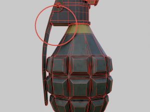 Grenade MK 2 3D Model