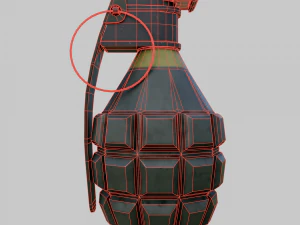 Grenade MK 2 3D Model