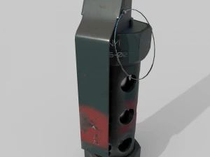 Granata M84 Modello 3D