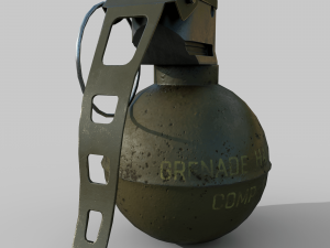 Grenade M67 Modelo 3D