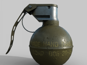 Grenade M67 3D 模型