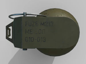 El bombası M67 3D Model