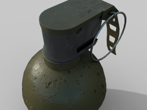 Grenade M67 3D 模型