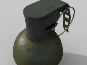 El bombası M67 3D Model
