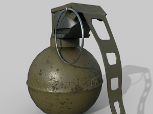 Grenade M67 3D 模型