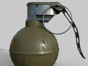 El bombası M67 3D Model