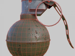 El bombası M67 3D Model