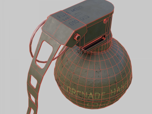 Grenade M67 3D 模型