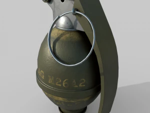 Grenade M26 3D Model