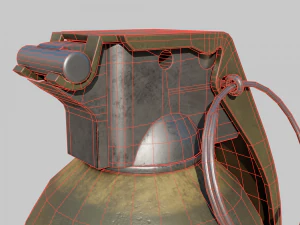 Grenade M26 3D Model