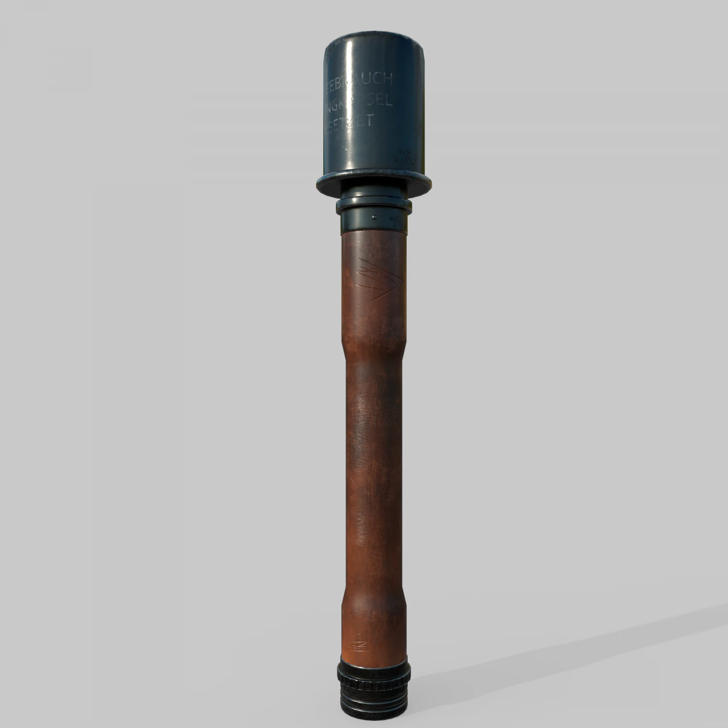 Grenade M24 Stielhandgranate 3D Model .c4d .max .obj .3ds .fbx .stl .blend