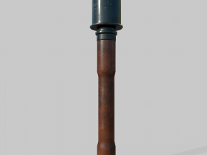 Grenade M24 Stielhandgranate Modelo 3D