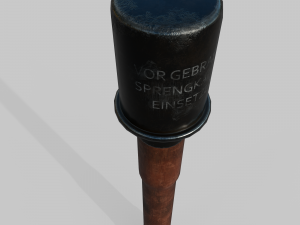 Grenade M24 Stielhandgranate 3D Модель
