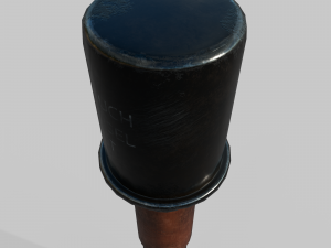 Grenade M24 Stielhandgranate 3D Модель