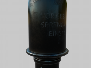Grenade M24 Stielhandgranate 3D Модель