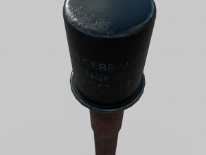 Grenade M24 Stielhandgranate 3D Модель