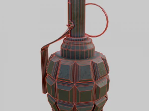 Grenade F1 3D Model