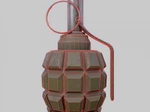 Grenade F1 3D Model