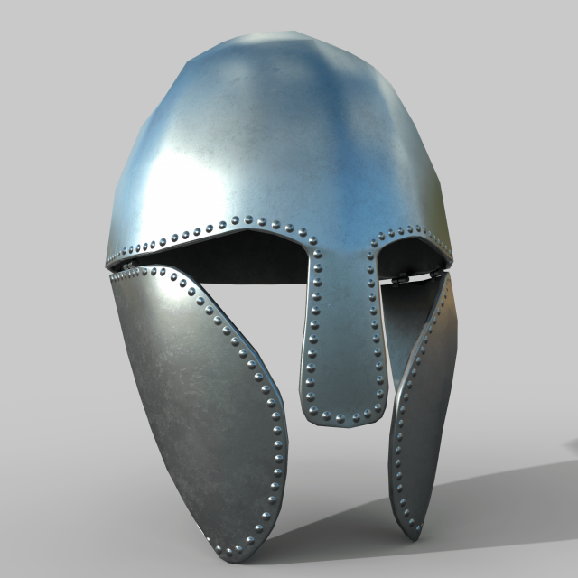 Warrior helmet Modelo 3D .c4d .max .obj .3ds .fbx .stl .blend 