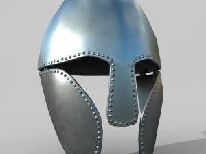 Helm prajurit Model 3D