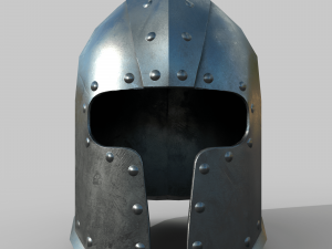 Warrior helmet 2 3D Model