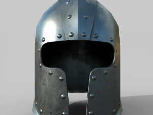 Helm prajurit 2 Model 3D