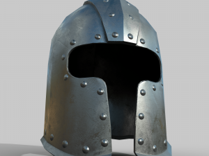 Warrior helmet 2 3D 모델
