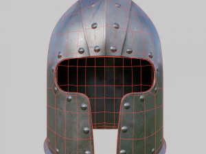 Warrior helmet 2 3D Model