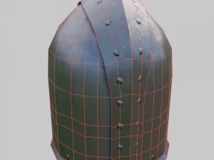 Warrior helmet 2 3D Model