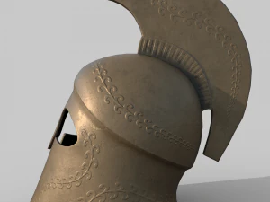 ギリシャのヘルメット 3Dモデル
