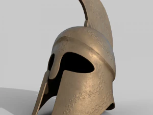 Greek helmet 3D Model