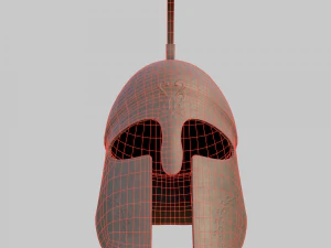Greek helmet 3D Model