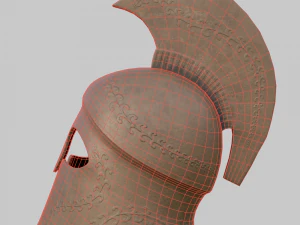Greek helmet 3D Model