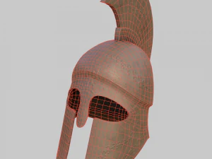 Greek helmet 3D Model