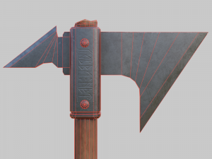 Warrior axe 3D Модель