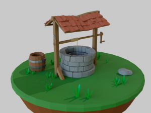 Well scene 3D Model