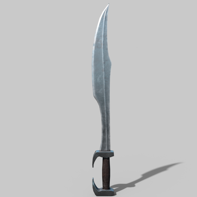 Spartan sword 3Dモデル .c4d .max .obj .3ds .fbx .stl .blend 