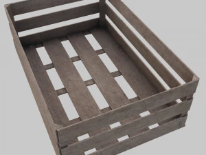 Wooden box 3D Model