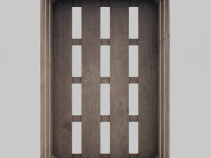 Wooden box 3D Model