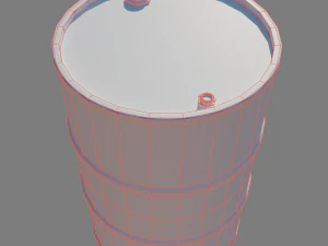 Barrels 200 liters 3D Model