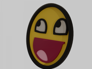 Low poly Smile 3D मॉडल
