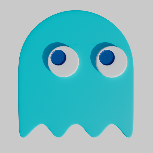 Inky 3D Model .c4d .max .obj .3ds .fbx .stl .blend 