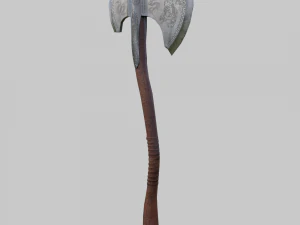 Machado de a&ccedil;o Viking Modelo 3D