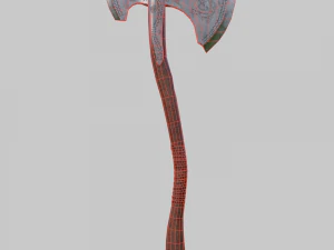 Machado de a&ccedil;o Viking Modelo 3D