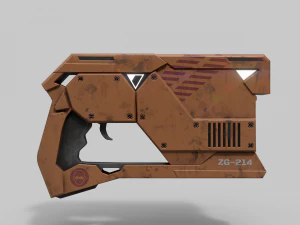 विज्ञान कथा विस्फ़ोटक 3D मॉडल