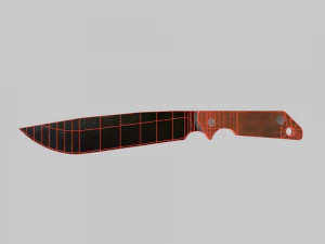 Kitchen knife 3D Model