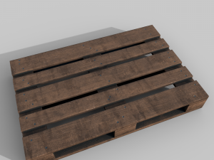 Wooden pallet 3D 模型