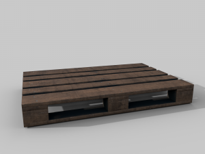 Wooden pallet 3D 模型