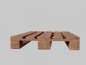 Wooden pallet 3D Model