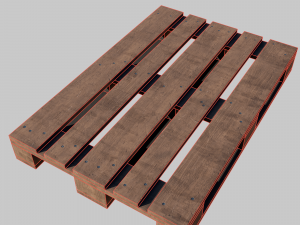 Wooden pallet 3D 模型